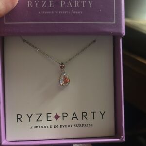 New With Box Ryze Sterling Silver Necklace.